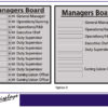 Managers Board